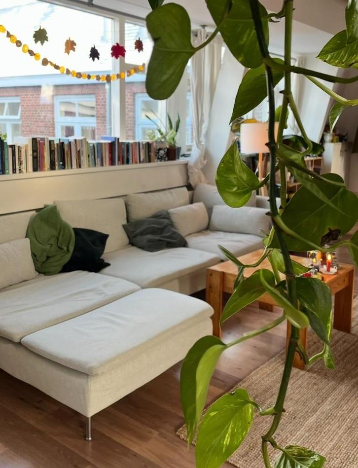SÖDERHAMN Ikea sofa, Huis en Inrichting, Banken | Sofa's en Chaises Longues, Gebruikt, 75 tot 100 cm, Hout, Metaal, Overige materialen