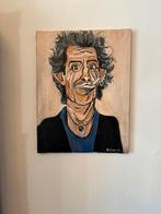 Schilderij Keith Richards Rolling Stones, Ophalen of Verzenden