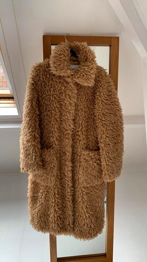 Teddy wollen winterjas van Stand studio. Maat M, Kleding | Dames, Jassen | Winter, Gedragen, Maat 38/40 (M), Beige, Ophalen of Verzenden