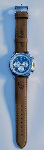 Nieuw luxe, sportief en elegant heren polshorloge Quartz, Overige merken, Leer, Staal, Verzenden