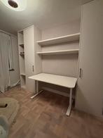 Zit/Sta bureau (Ikea Trotten) met custom werkblad, Ophalen, In hoogte verstelbaar, Gebruikt, Bureau