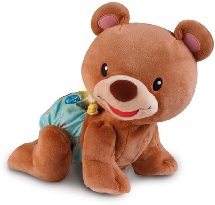 VTech Kruip & Leer Babybeer – Interactief Speelgoed, Kinderen en Baby's, Speelgoed | Vtech, Zo goed als nieuw, 6 maanden tot 2 jaar