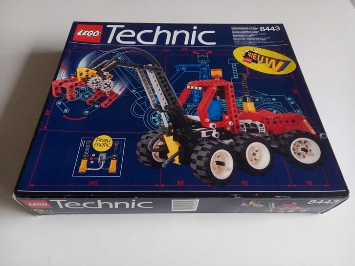 Lego Technic 8443 Pneumatic Log Loader, Kinderen en Baby's, Speelgoed | Duplo en Lego, Zo goed als nieuw, Lego, Complete set, Ophalen of Verzenden