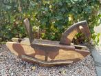 Antieke houten hobbelpaard, Ophalen