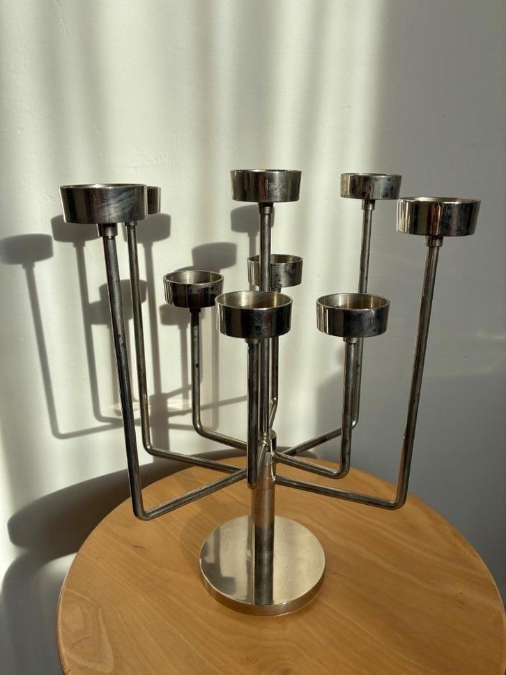 Vintage waxinelichtjes houder kandelaar, Huis en Inrichting, Woonaccessoires | Kandelaars en Kaarsen, Zo goed als nieuw, Kandelaar