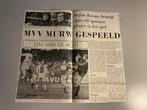 Voetbal krantenartikel Ajax MVV april 1972 Cruijff, Ophalen of Verzenden, Knipsel(s)