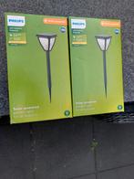 Philips led outdoor pedestal signify 2 stuks, Minder dan 50 watt, Aluminium, Ophalen of Verzenden, Zo goed als nieuw