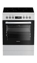 Grundig keramische fornuis nieuw met hete lucht oven, Minder dan 85 cm, Grundig, Nieuw, Energieklasse A of zuiniger