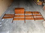 Cadovius ? Wandrek vintage midcentury teak fineer retro €765, Ophalen of Verzenden, Gebruikt