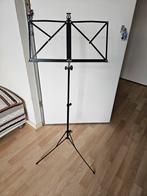 Zwarte Opvouwbare Muziekstandaard, Ophalen of Verzenden