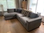Woood Thomas chaise longue hoekbank links ribcord grijs, Ophalen, 250 tot 300 cm, Hoekbank, Zo goed als nieuw