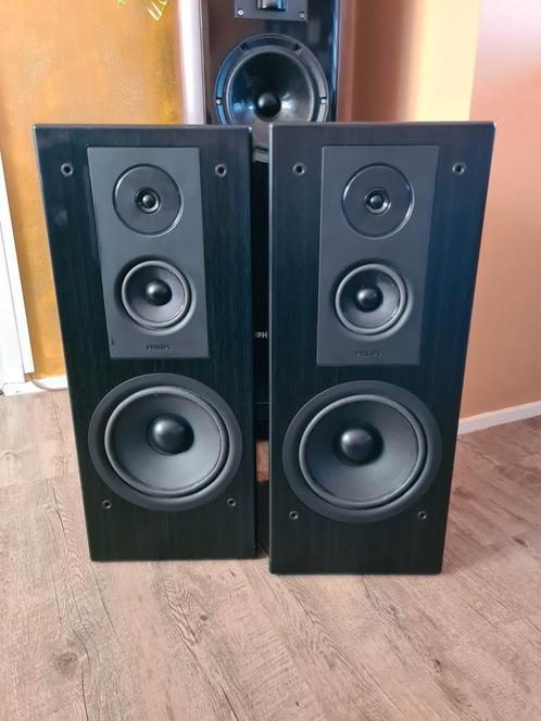 Philips FB 830, Audio, Tv en Foto, Luidsprekers, Zo goed als nieuw, Front, Rear of Stereo speakers, Philips, Ophalen