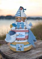 Luiertaart jongen ,babyshower ,babykado, Kinderen en Baby's, Ophalen of Verzenden