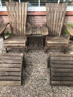 tuinstoel/ligstoel, Overige materialen, Gebruikt, Loungeset, Stoel