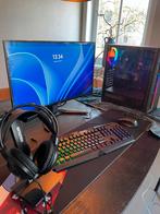 Gaming pc + monitor, Ophalen, Overige genres, 1 speler, Zo goed als nieuw
