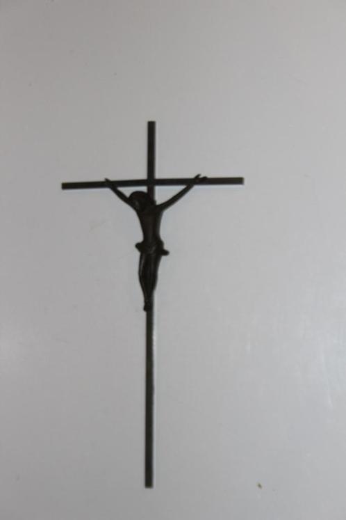 Kruis met corpus - 25x13 cm - 107920/2, Verzamelen, Religie, Zo goed als nieuw, Christendom | Katholiek, Beeld(je), Ophalen of Verzenden