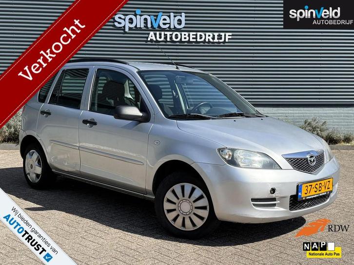 Mazda 2 1.4 Exclusive BJ`05 NAP NL Unieke KM 5-2-26 APK, Auto's, Mazda, Bedrijf, ABS, Airbags, Alarm, Centrale vergrendeling, Dakrails