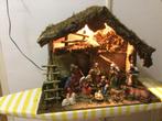 Kerststal met gipsen beelden, Diversen, Kerst, Ophalen, Zo goed als nieuw