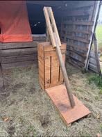 Houten Hooipers/balelenpers, Ophalen