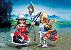 Playmobil - DuoPack Leeuwenridder en Valkenridder (5166), Ophalen of Verzenden, Zo goed als nieuw, Complete set