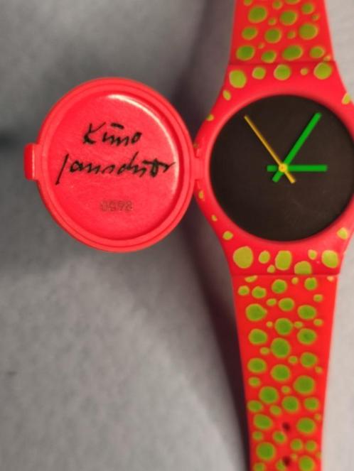Kleurrijk Designhorloge van Duitse kunstenaar Kuno Gonschio, Antiek en Kunst, Kunst | Designobjecten, Ophalen of Verzenden