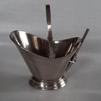 verzilverde suikerkit / suikerpot en schepje, Douwe Egberts, Ophalen, Gebruikt