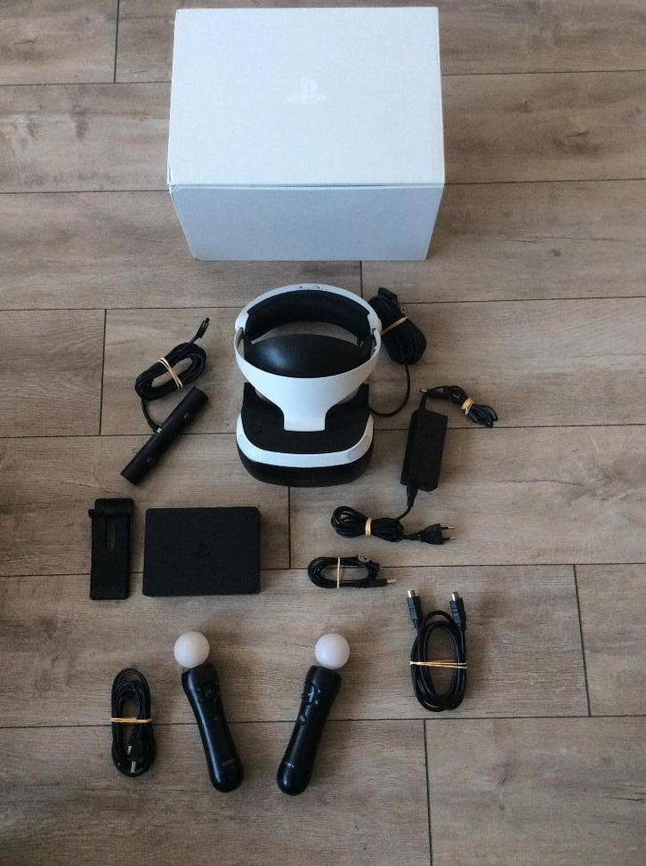 Playstation VR set te koop voor de PS4 (of PS5) PS VR Bril, Spelcomputers en Games, Virtual Reality, Zo goed als nieuw, Sony PlayStation