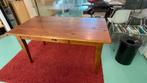 Houten Tafel met Lade, Ophalen, Gebruikt, 100 tot 150 cm, 50 tot 100 cm