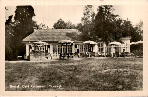 Café Restaurant Moorwijk in Boxtel, Verzamelen, Ansichtkaarten | Nederland, Ongelopen, Noord-Brabant, Voor 1920, Ophalen of Verzenden