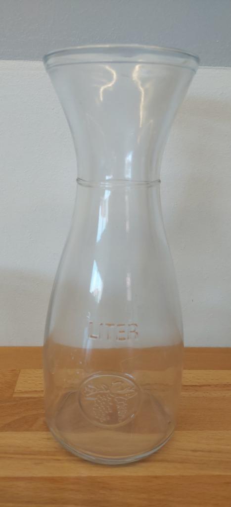 NIEUW in Doos Pasabahce Karaf Bacchus 1 l /6 glazen €12,50, Huis en Inrichting, Keuken | Servies, Nieuw, Glas of Glazen, Overige stijlen