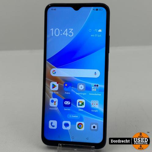 Oppo A17 64GB Blauw | Kras op glas | Met garantie, Telecommunicatie, Mobiele telefoons | Overige merken, Zo goed als nieuw, Overige modellen