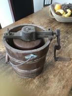 Antiek houten karnton, Ophalen