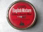 Oud Engels Tabak Blik English Mixture Nr 10 Douwe Egberts, Verzenden, Gebruikt, Tabaksdoos of Verpakking