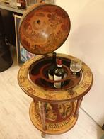 XL OUDE  ITALIAANSE GLOBEBAR BAR GLOBE WIJN BAR 95X57 CM, Ophalen