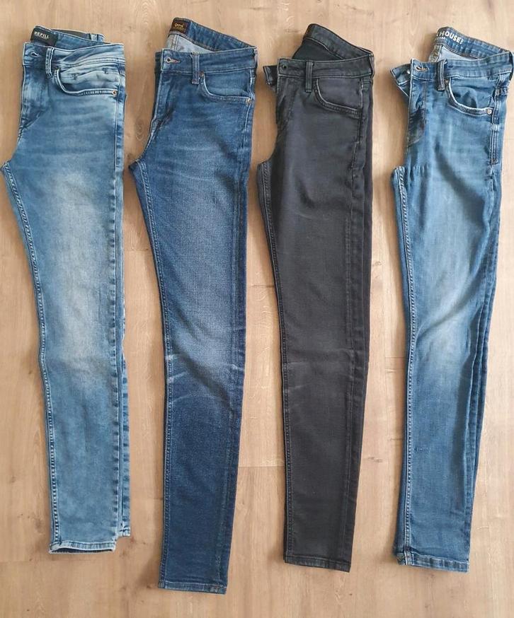 5x jeans heren jongen man maat 28 lange broeken Refill Lee, Kleding | Heren, Spijkerbroeken en Jeans, W32 (confectie 46) of kleiner