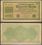 Berlin 1000 Mark 1922 Fd 065774 Reichsbanknote Biljet r-103, Postzegels en Munten, Ophalen of Verzenden, Duitsland, Los biljet