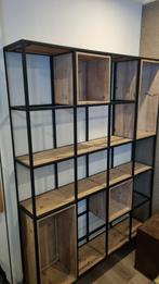 Stoere Vakkenkast - Industrieel Design, Huis en Inrichting, Ophalen, Met deur(en), 100 tot 150 cm, Zo goed als nieuw