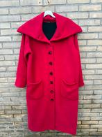 Boris * heerlijke lange fleece jas ( maat 38 tot 46), Boris industries, Verzenden, Rood