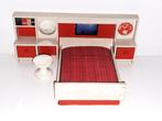 lundby slaapkamer rood wit, Verzamelen, Poppenhuis, Gebruikt, Ophalen of Verzenden