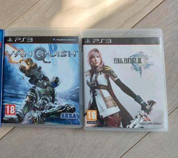 PlayStation 3 games ( Ps3 ) Final fantasy en vanquish  beschikbaar voor biedingen
