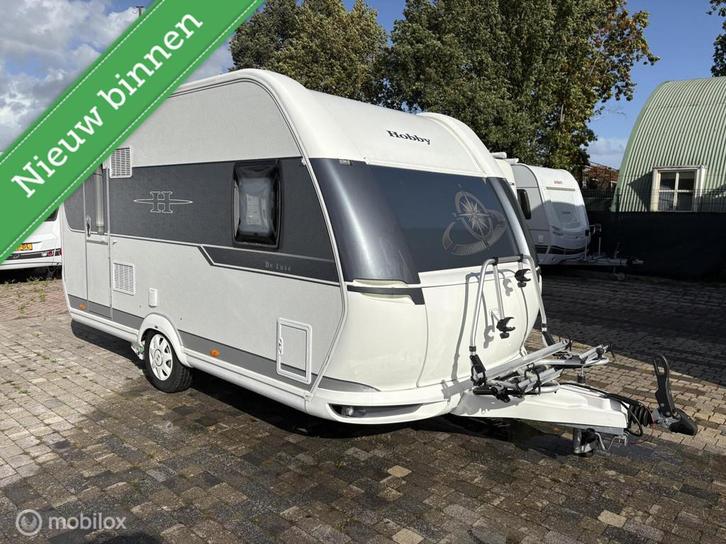 Hobby 400 SFE De Luxe Voortent, Mover, Fietsenrek, Caravans en Kamperen, Caravans, Bedrijf, 1000 - 1250 kg, Hobby, 5 tot 6 meter