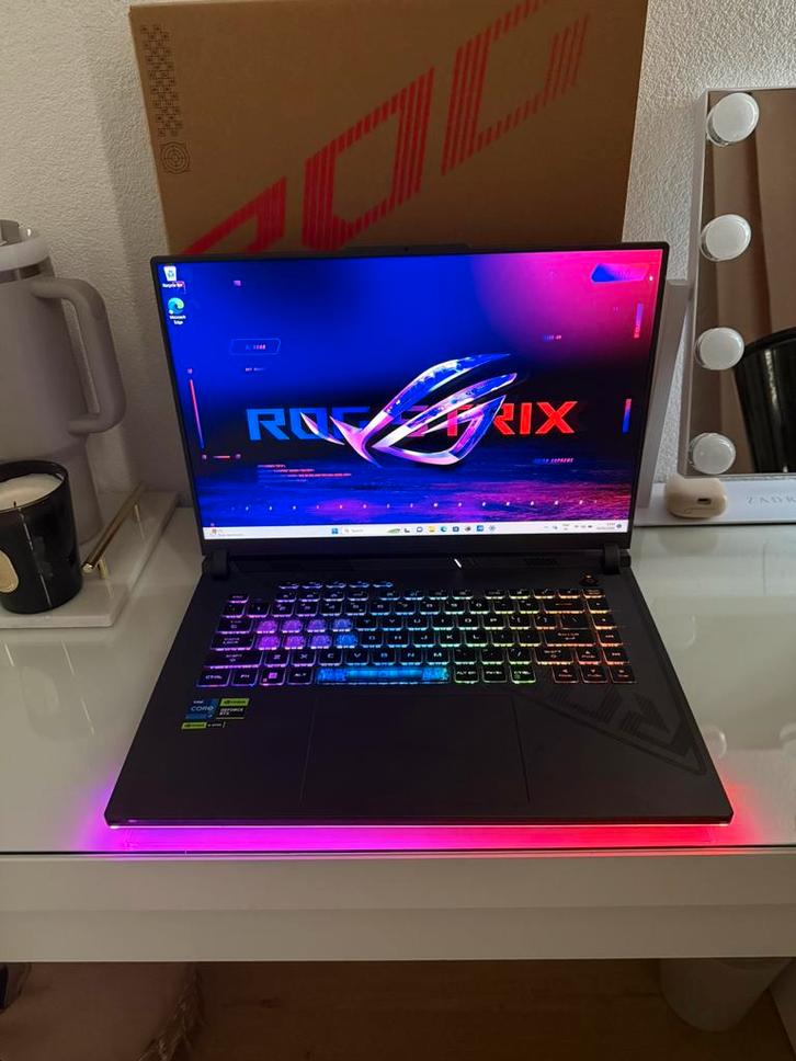 Asus ROG Strix Gaming Laptop | RTX 4080 | 32GB, Computers en Software, Windows Laptops, Zo goed als nieuw, 16 inch, SSD, 4 Ghz of meer