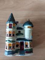 VINTAGE KERSTDORP HUISJE, Verzenden, Gebruikt