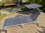 Stretcher met zonnescherm, Ophalen, Gebruikt, Kunststof, Verstelbaar