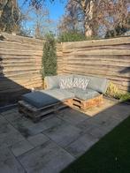 Pallet Lounge Set - Stijlvol en Comfortabel, Ophalen, 4 zitplaatsen, Steigerhout, Zo goed als nieuw