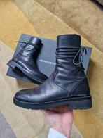 Ann Demeulemeester Vitello Backlace Boots, Kleding | Heren, Ophalen of Verzenden, Zo goed als nieuw, Boots