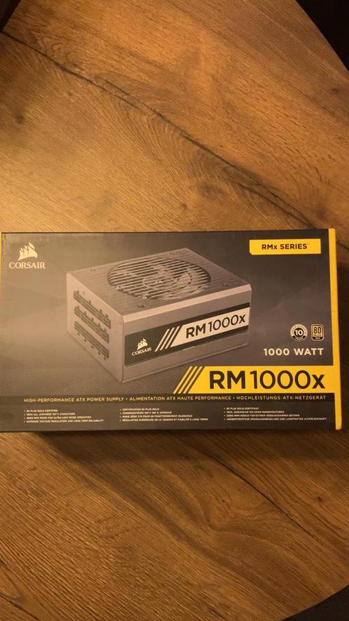 Corsair RM1000x PSU, Computers en Software, Interne voedingen, Zo goed als nieuw, Ophalen of Verzenden
