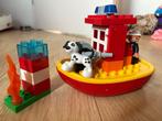 Lego Duplo brandweerboot 10591, Kinderen en Baby's, Speelgoed | Duplo en Lego, Ophalen of Verzenden, Zo goed als nieuw, Complete set