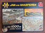 Jan van Haasteren 2x1000. Elfstedentocht + Nieuwjaarsduik, Ophalen, 500 t/m 1500 stukjes, Zo goed als nieuw