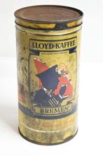schuurvondst Lloyd kaffee bremen zeldzaam koffie blik, Verzamelen, Ophalen of Verzenden, Gebruikt, Koffie